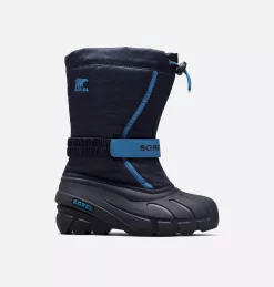 Boutique Sorel Soldes 28 Botte de Neige Flurry™ Junior Botte de Neige Flurry™ Junior, Collegiate Navy, Atmosphere, front