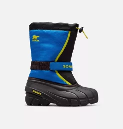 Boutique Sorel Soldes 8 Botte de Neige Flurry™ Enfant Botte de Neige Flurry™ Enfant, Black, Super Blue, front