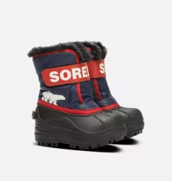 Botte de Neige Snow Commander™ Jeune Enfant Botte de Neige Snow Commander™ Jeune Enfant, Nocturnal, Sail Red, 3/4 front