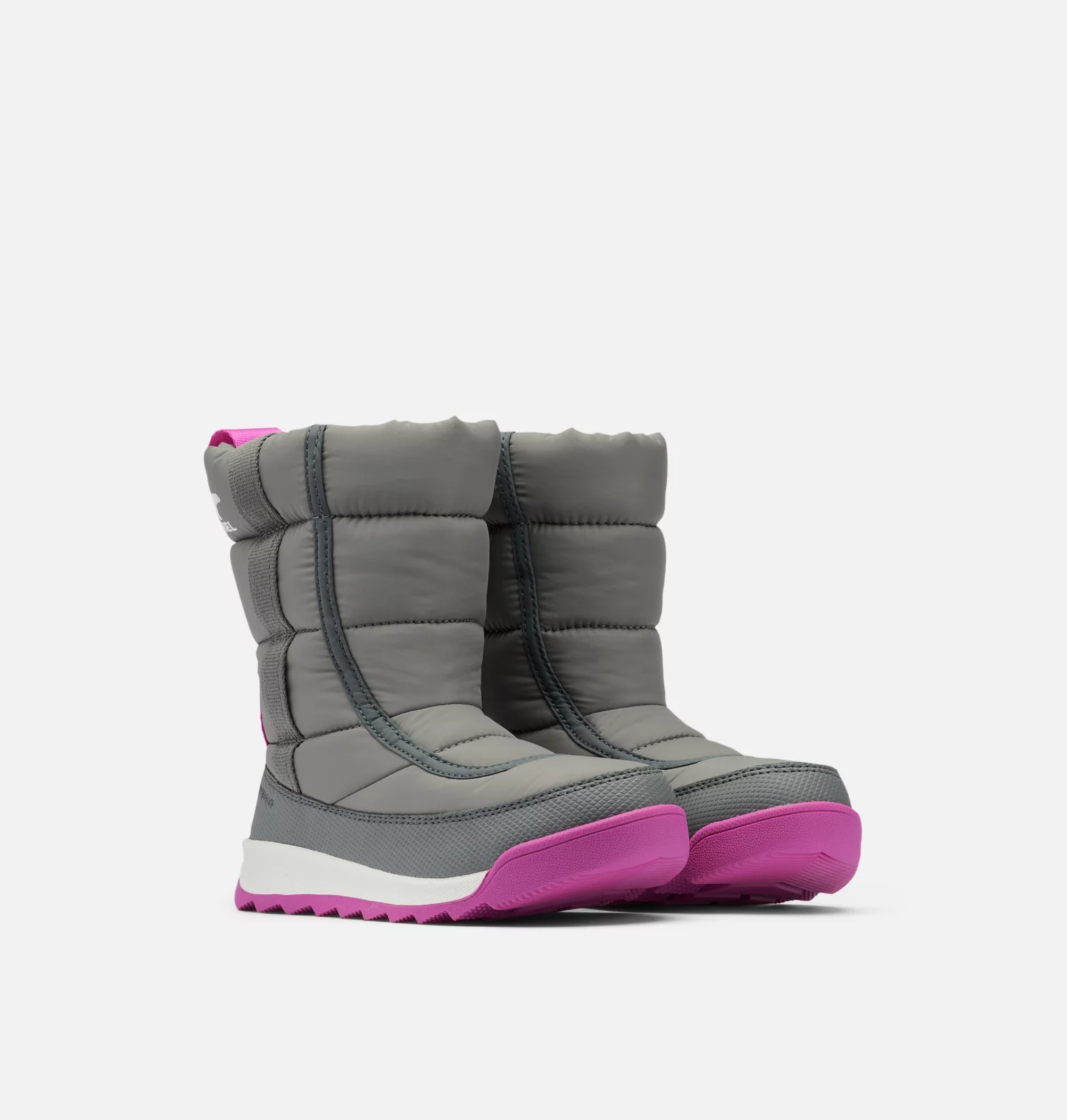 Sorel Bottes De Neige Botte d'Hiver Whitney™ II Puffy Mid Enfant 10 Botte d'Hiver Whitney™ II Puffy Mid Enfant Botte d'Hiver Whitney™ II Puffy Mid Enfant, Quarry, Grill, 3/4 front